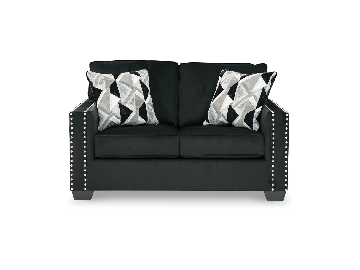 Gleston Onyx Sofa And Loveseat With Ottoman