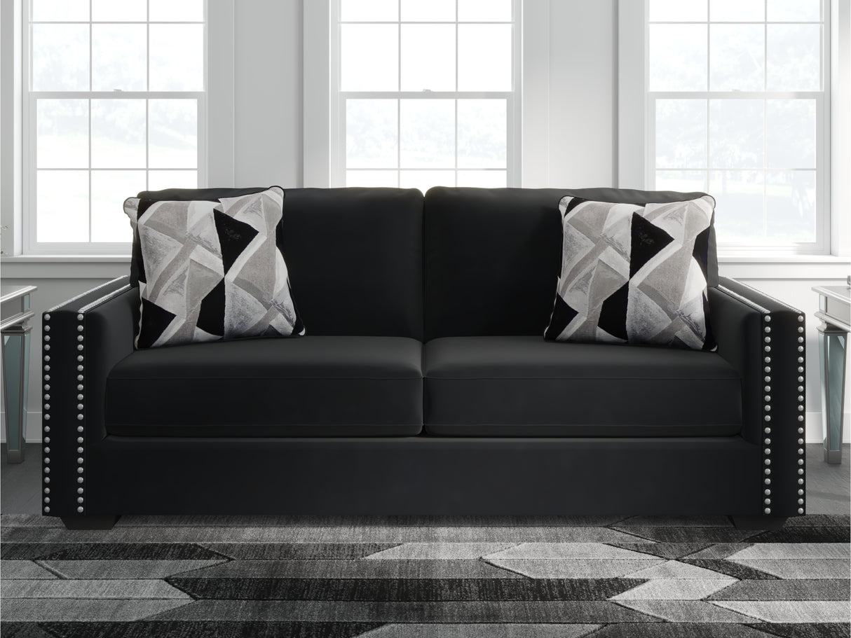 Gleston Onyx Sofa And Loveseat With Ottoman