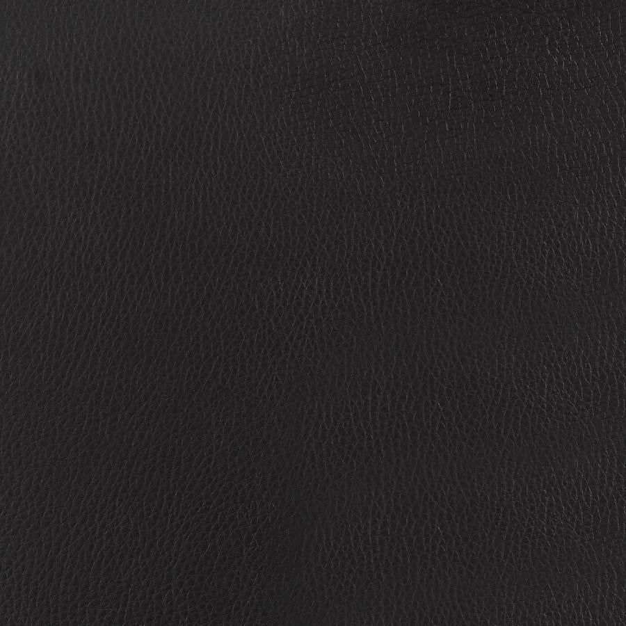 Ashbury Upholstered Adjustable Bar Stools Black And Chrome (Set Of 2)