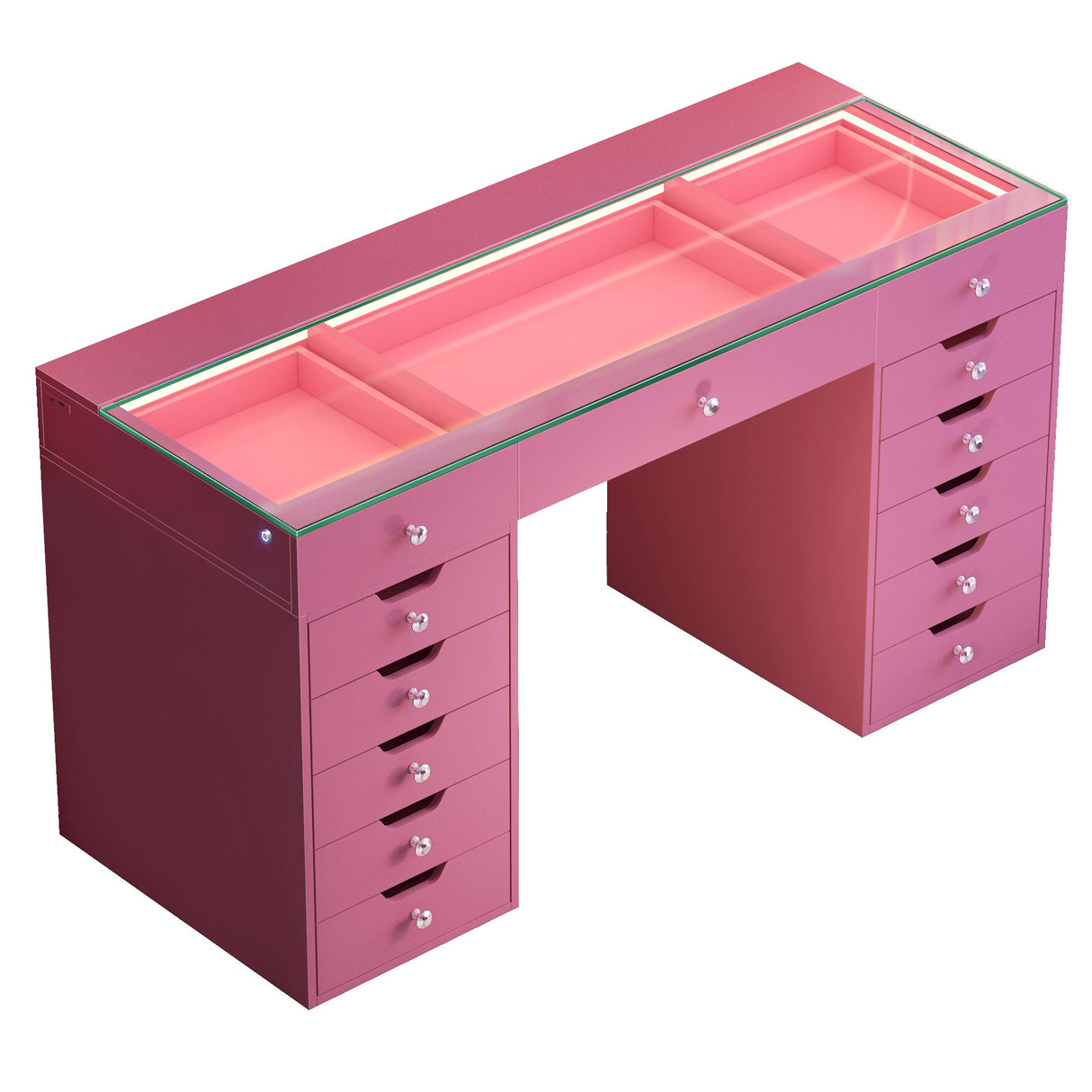 Eva Vanity Desk - 13 Storage Drawers