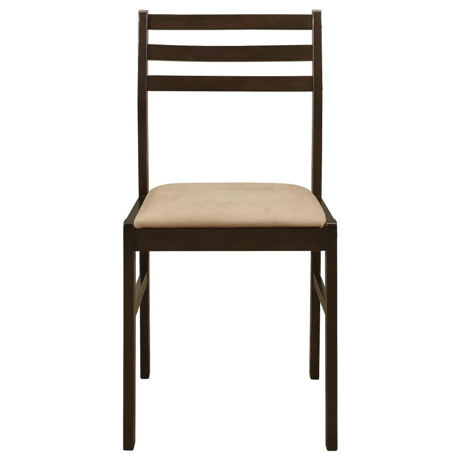 Bucknell 3-Piece Dining Set With Drop Leaf Cappuccino And Tan