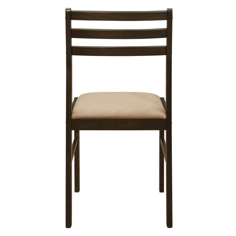 Bucknell 3-Piece Dining Set With Drop Leaf Cappuccino And Tan