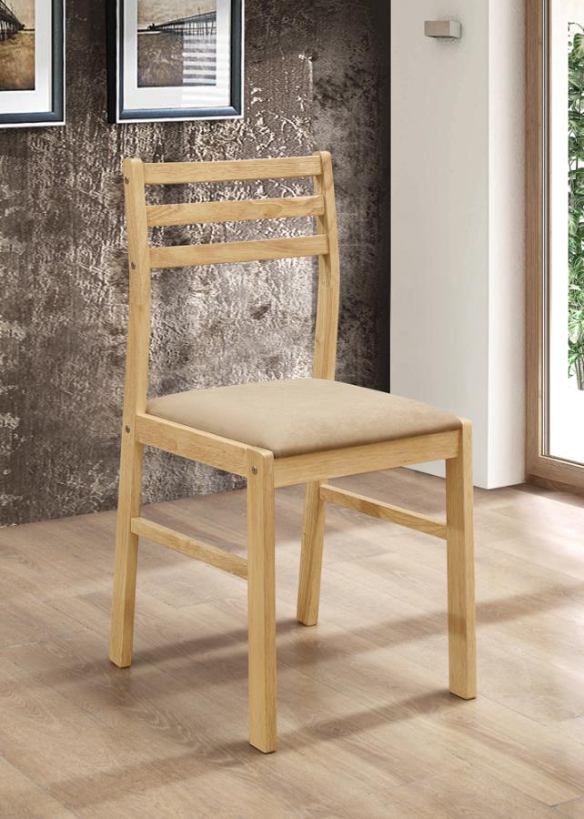 Bucknell 3-Piece Dining Set With Drop Leaf Natural And Tan