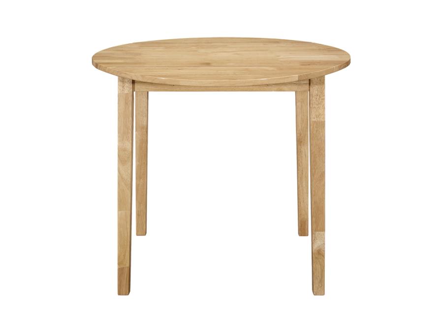 Bucknell 3-Piece Dining Set With Drop Leaf Natural And Tan