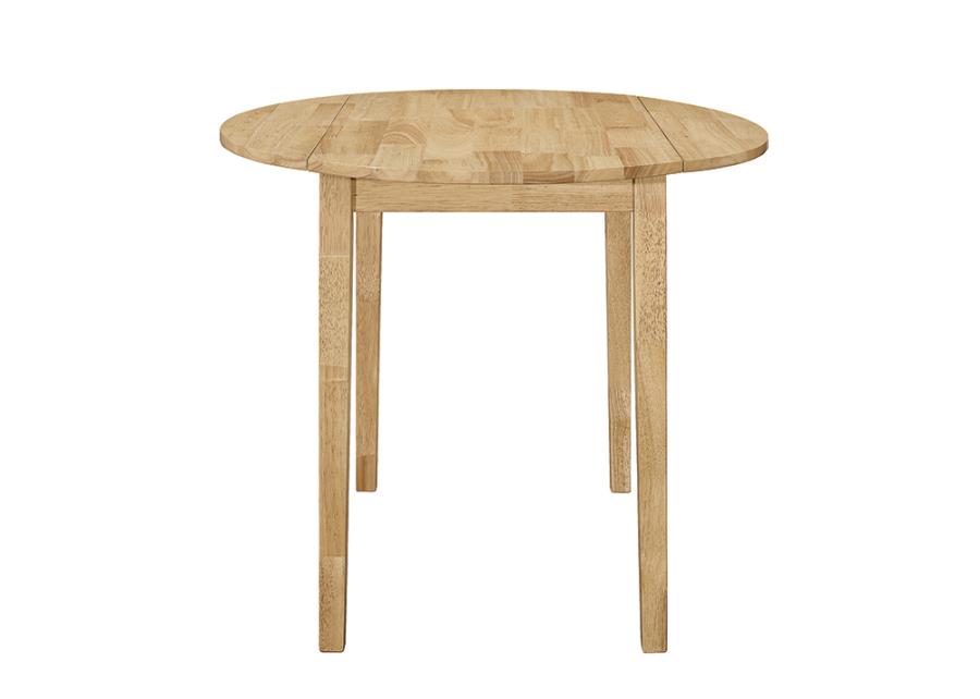 Bucknell 3-Piece Dining Set With Drop Leaf Natural And Tan