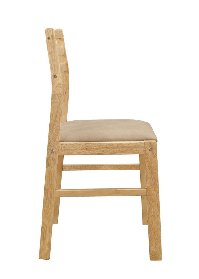 Bucknell 3-Piece Dining Set With Drop Leaf Natural And Tan