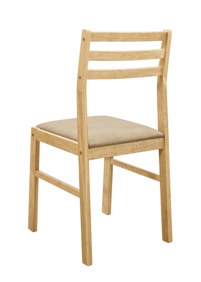 Bucknell 3-Piece Dining Set With Drop Leaf Natural And Tan