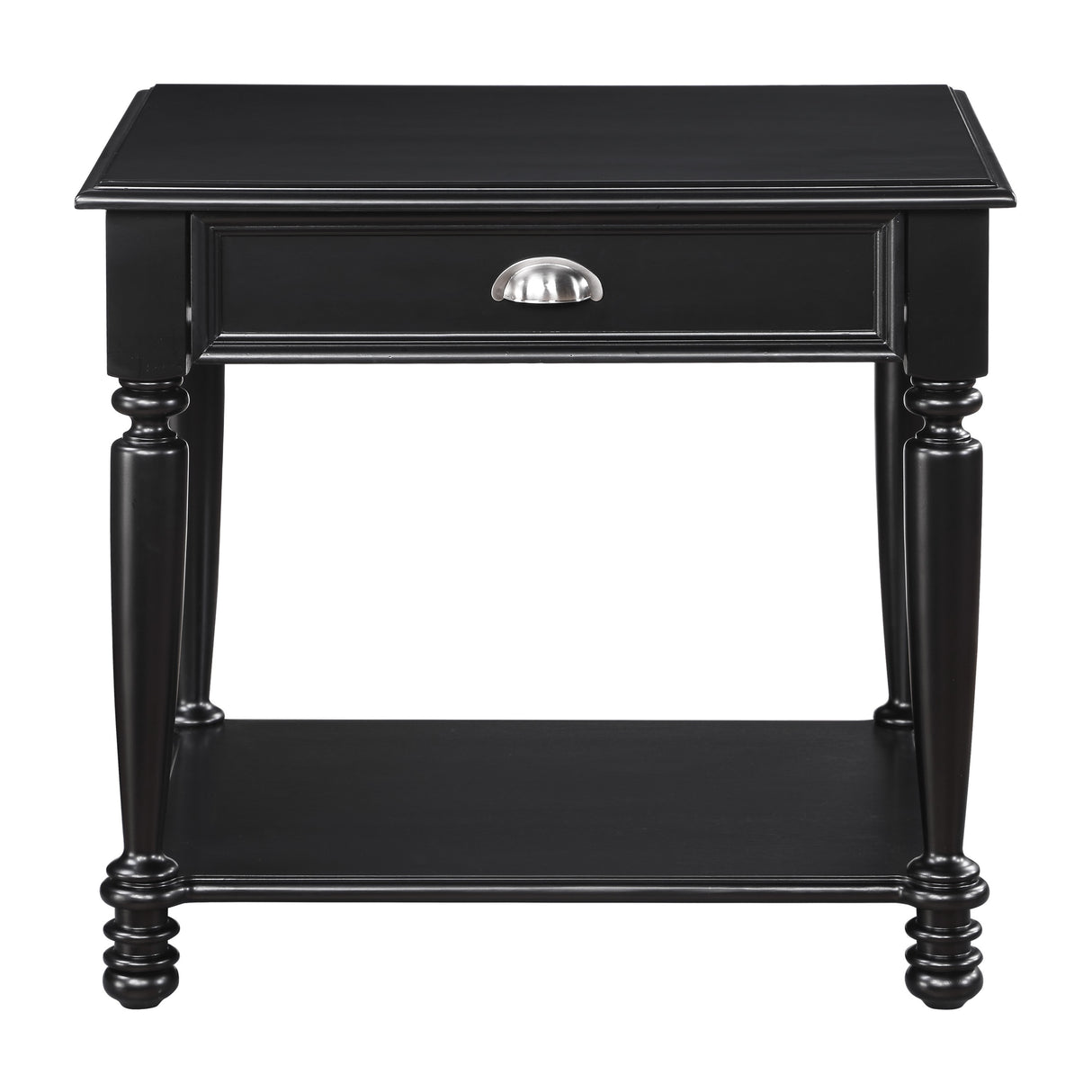 Sanders Black End Table