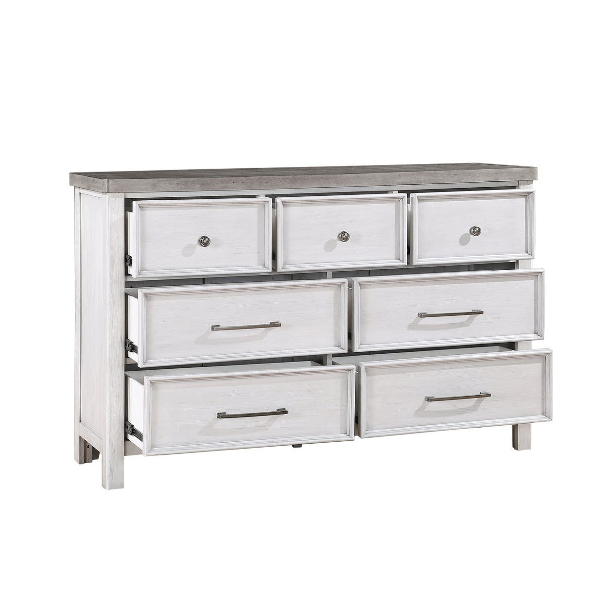 Ambrose Antique White/Gray Dresser