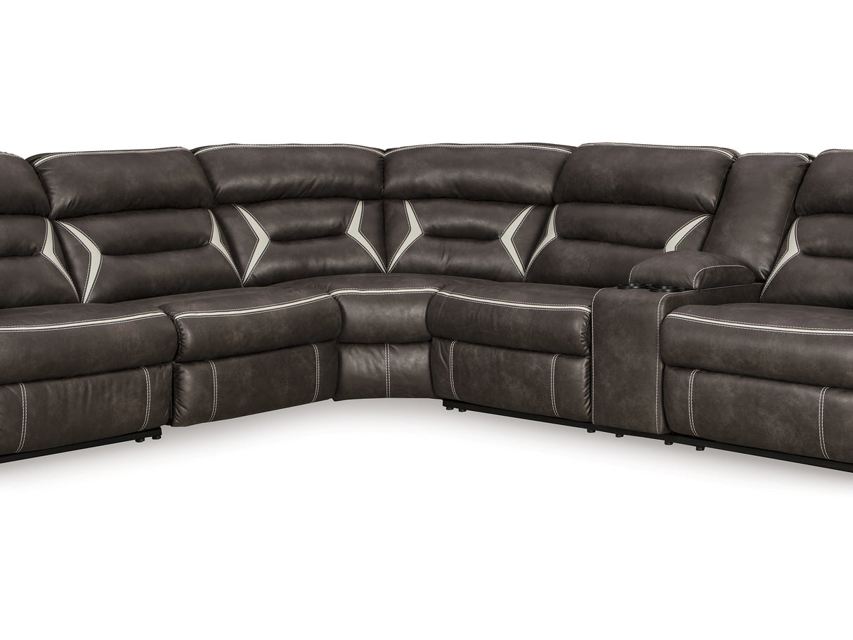 Kincord Midnight 4-Piece Power Reclining Sectional