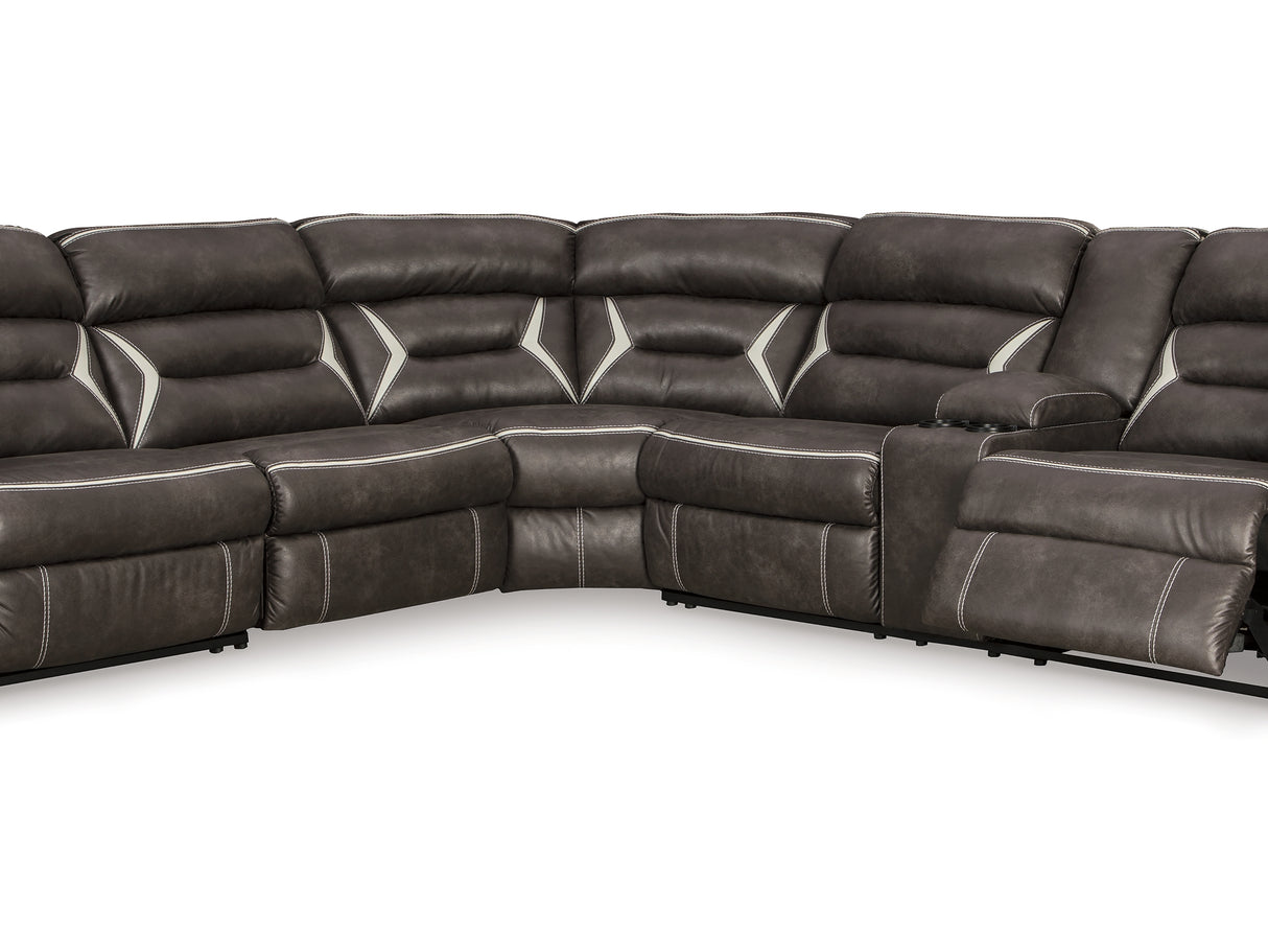 Kincord Midnight 4-Piece Power Reclining Sectional