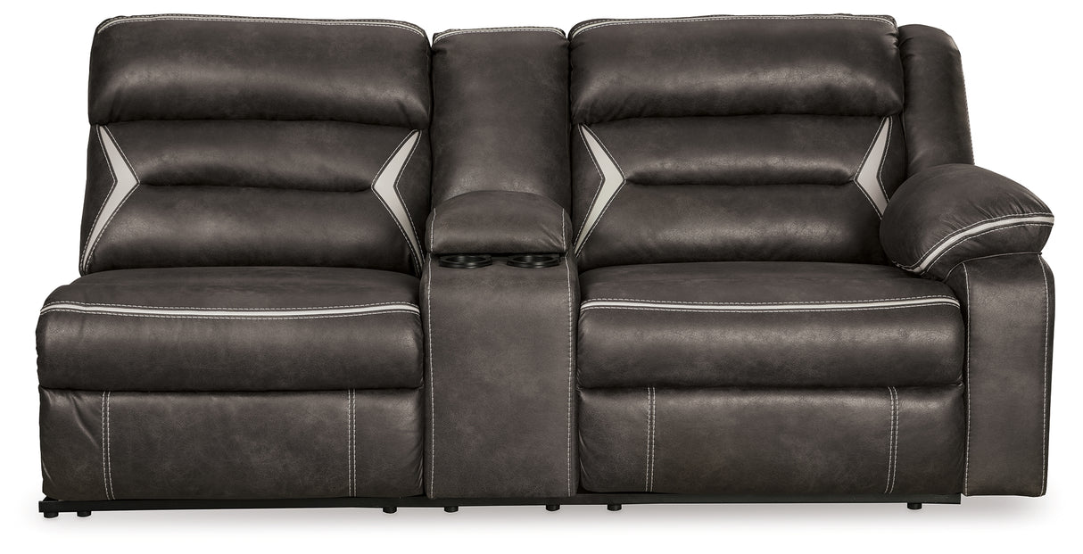 Kincord Midnight Right-Arm Facing Power Reclining Sofa with Console