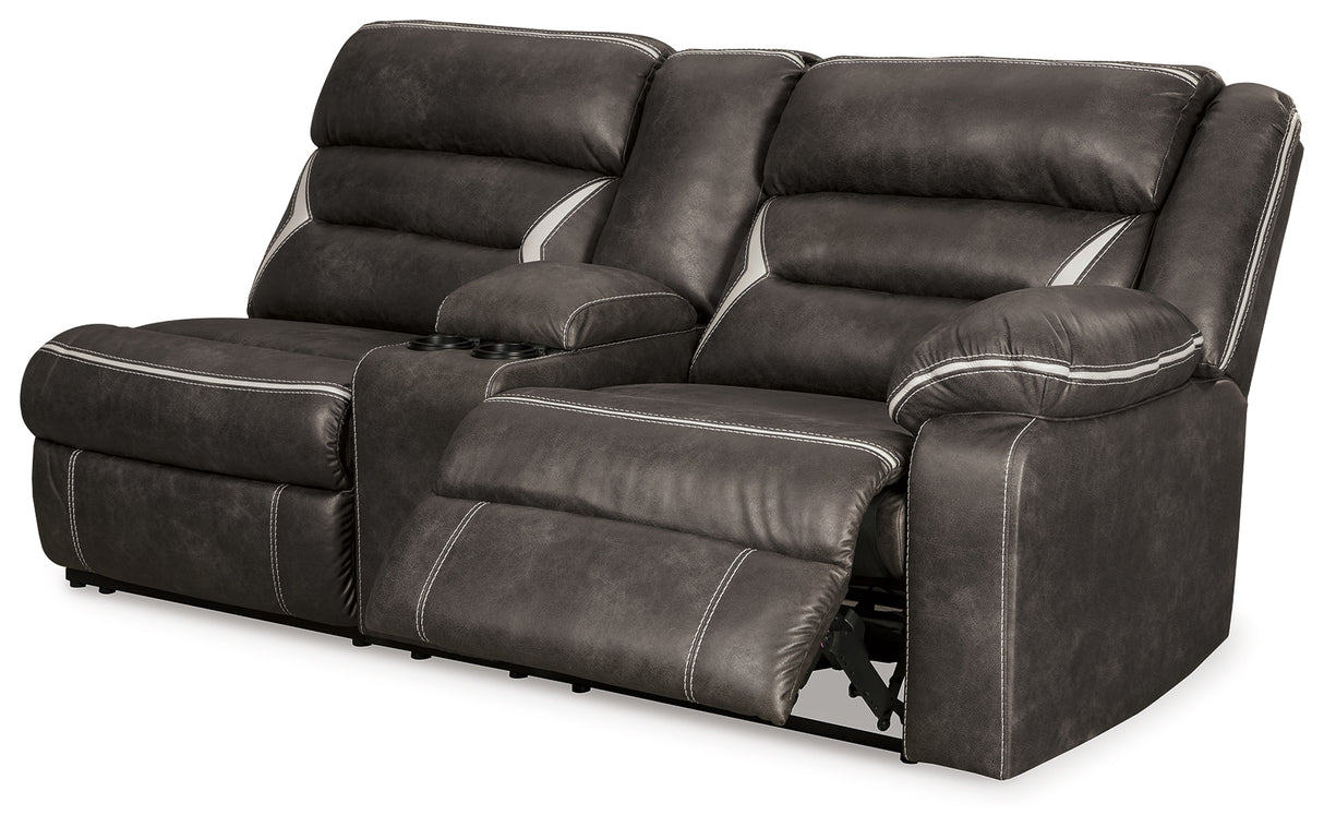 Kincord Midnight Right-Arm Facing Power Reclining Sofa with Console