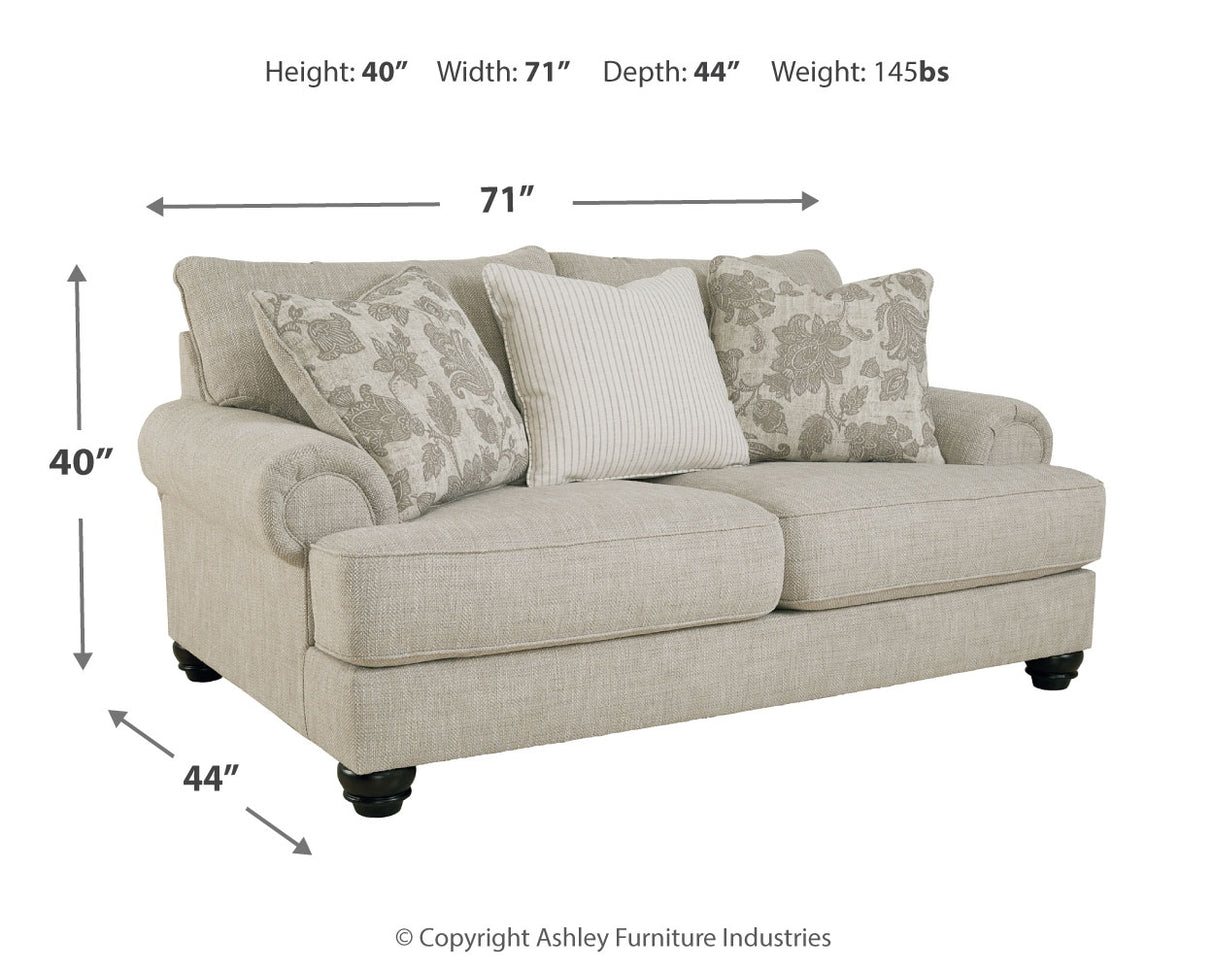 Asanti Fog Loveseat