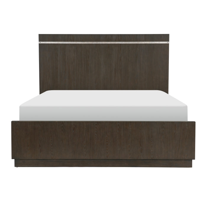 Bellamy Dark Brown Queen Bed