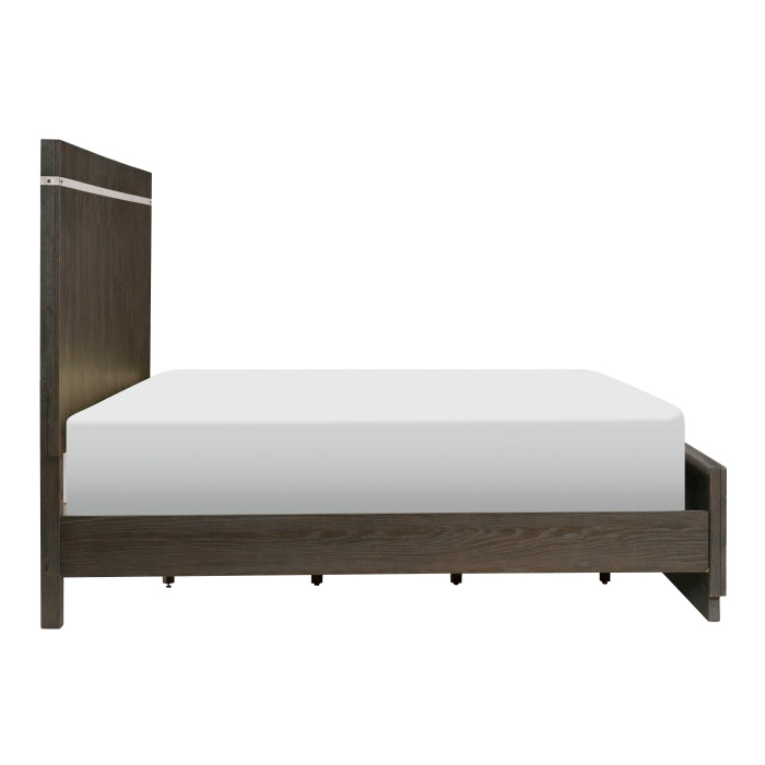 Bellamy Dark Brown Queen Bed
