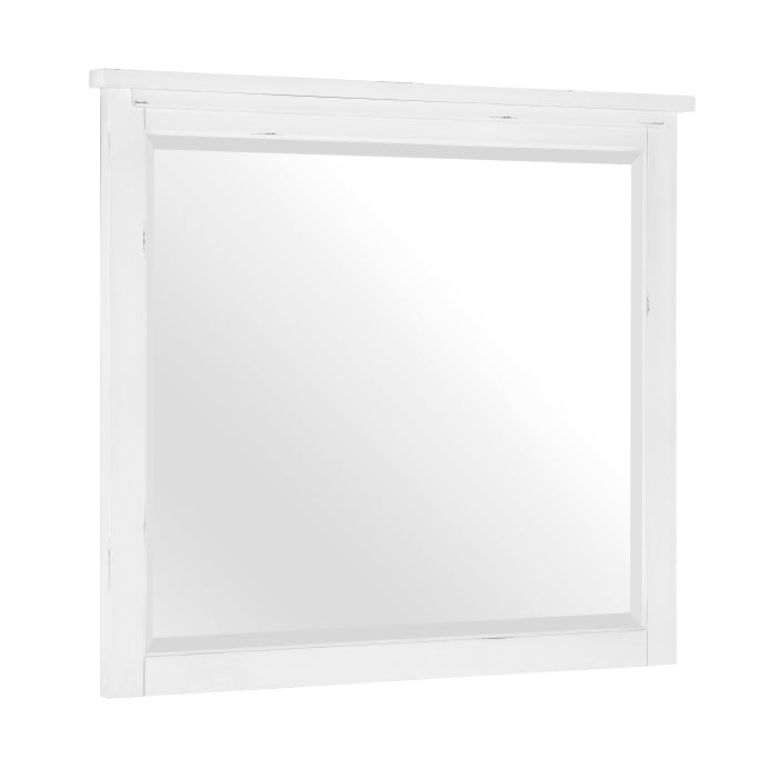 Laurelville Antique White Mirror