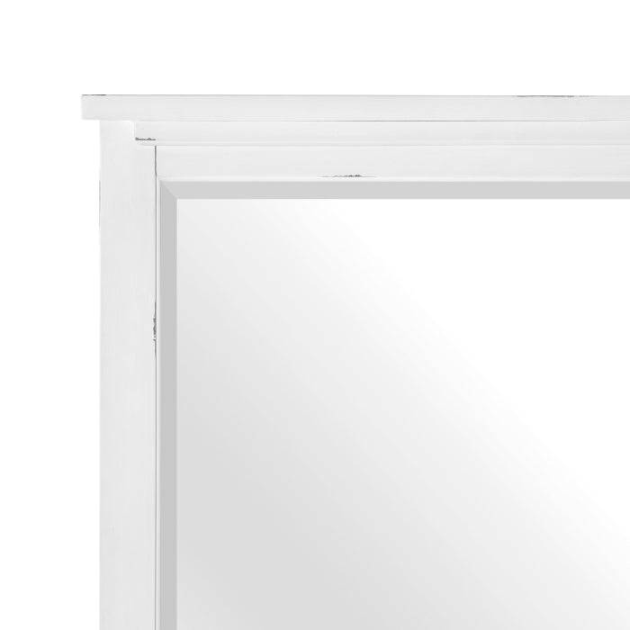 Laurelville Antique White Mirror