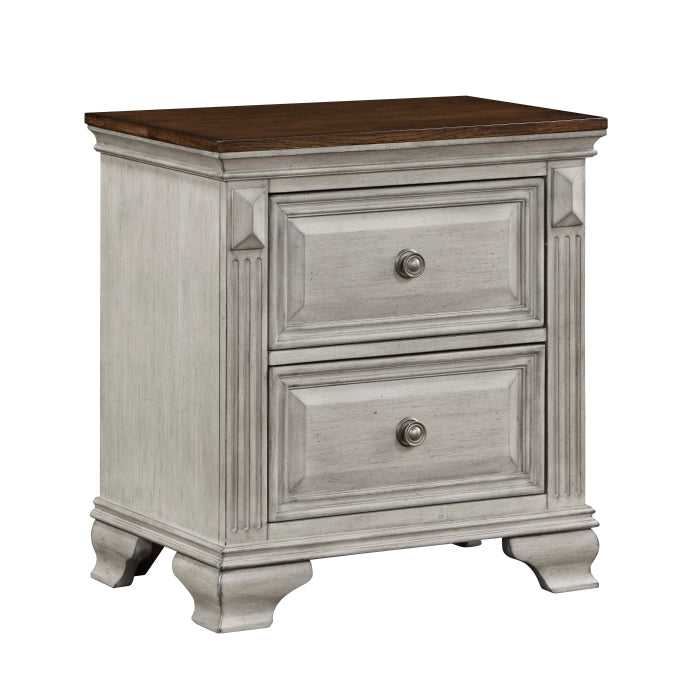 Marquette S Brown And Gray Night Stand