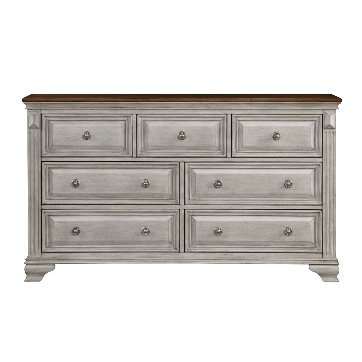 Marquette S Brown And Gray Dresser