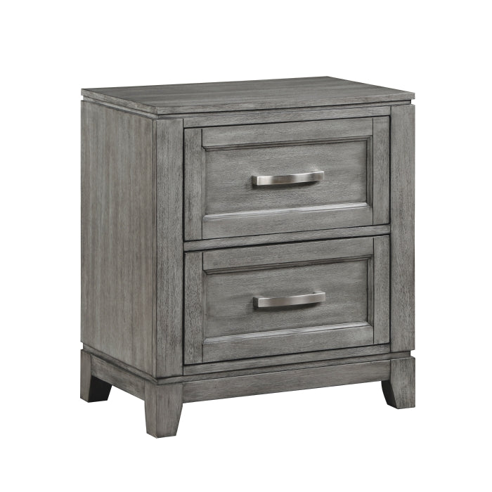 Garretson Gray Night Stand