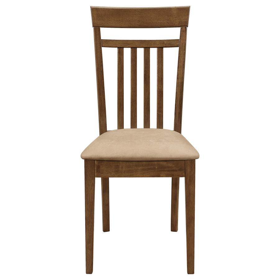 Robles 5-Piece Dining Set Chestnut And Tan