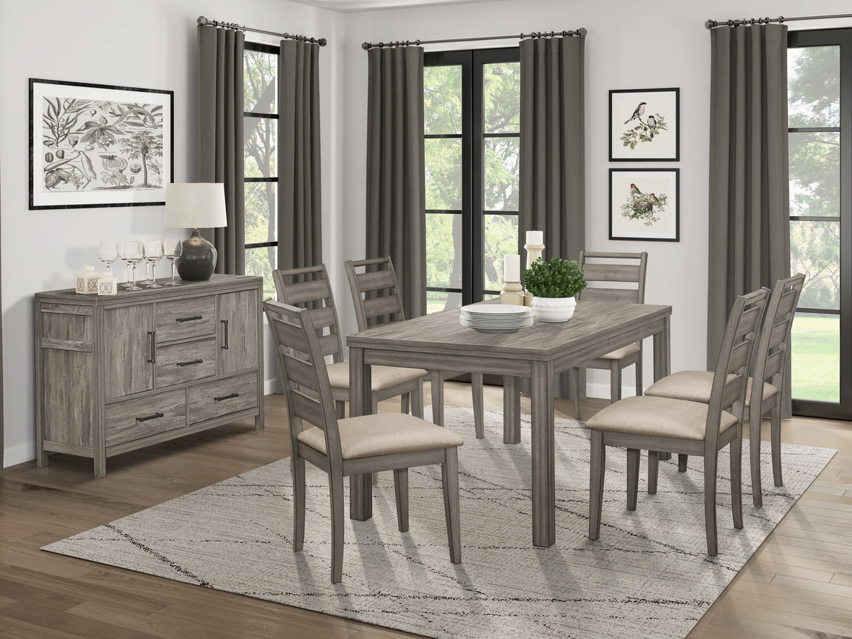 Bainbridge Weathered Gray Dining Table
