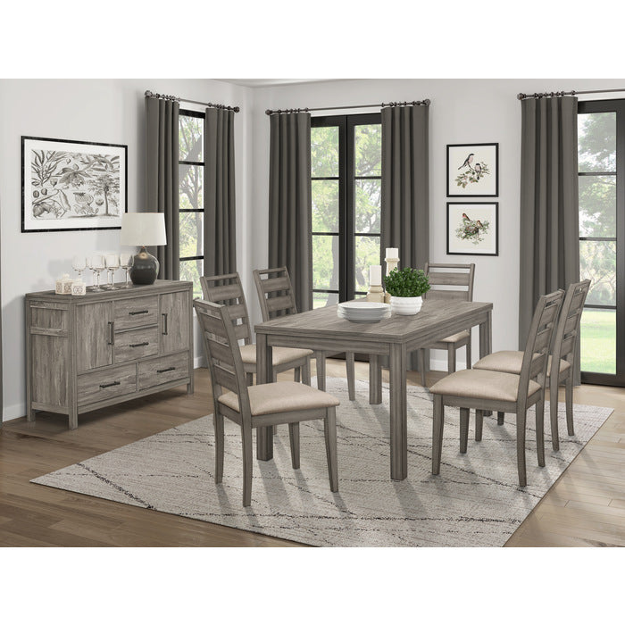 Bainbridge Weathered Gray Dining Table