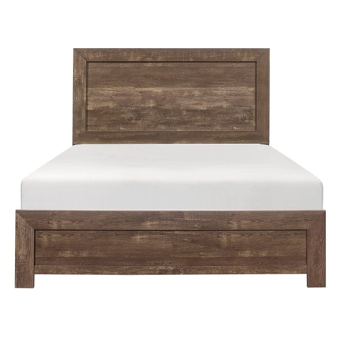 Corbin Brown King Panel Bed