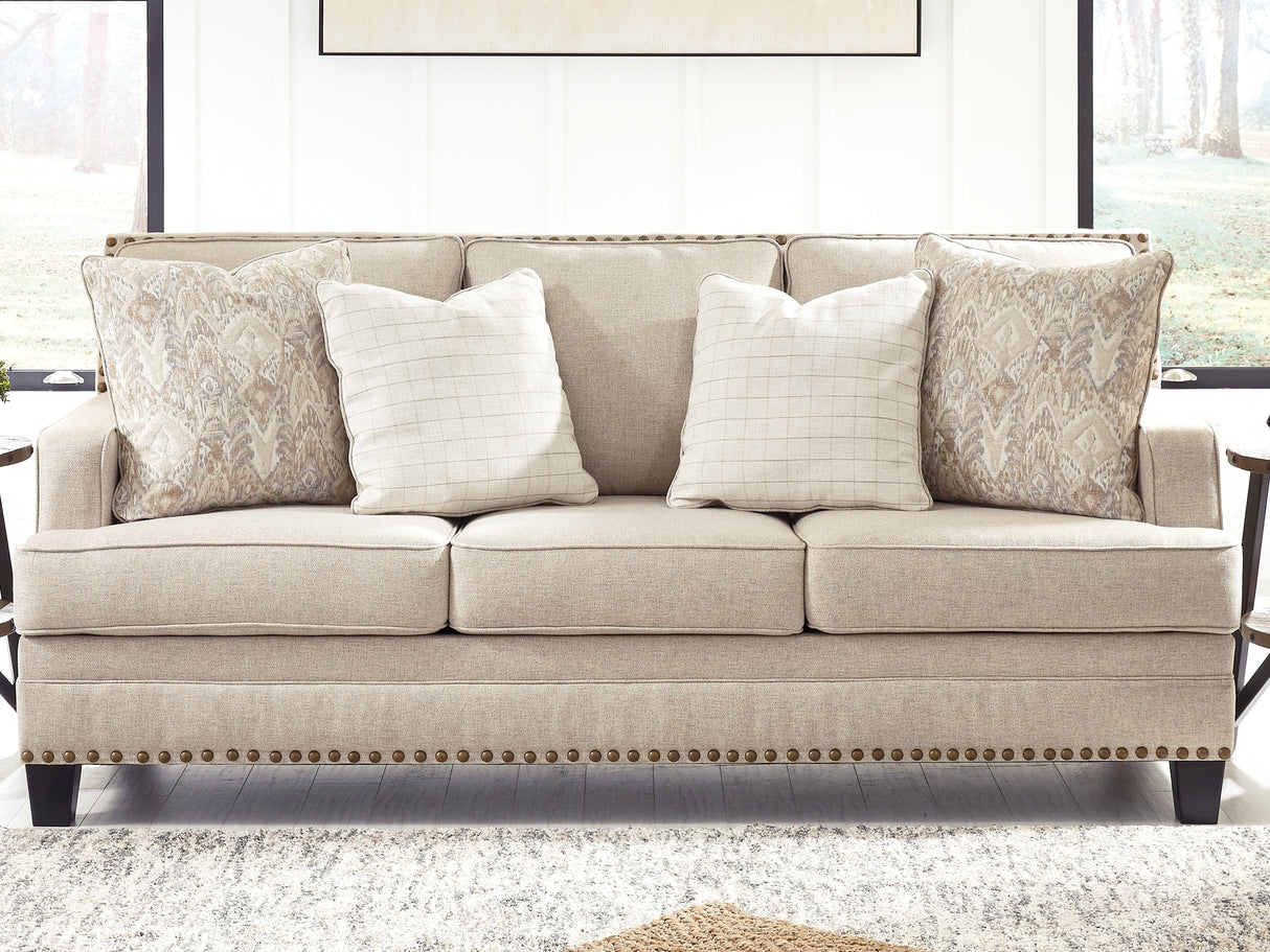 Claredon Linen Sofa, Loveseat And Chair