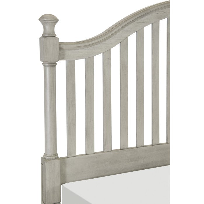Mossbrook Light Gray California King Bed
