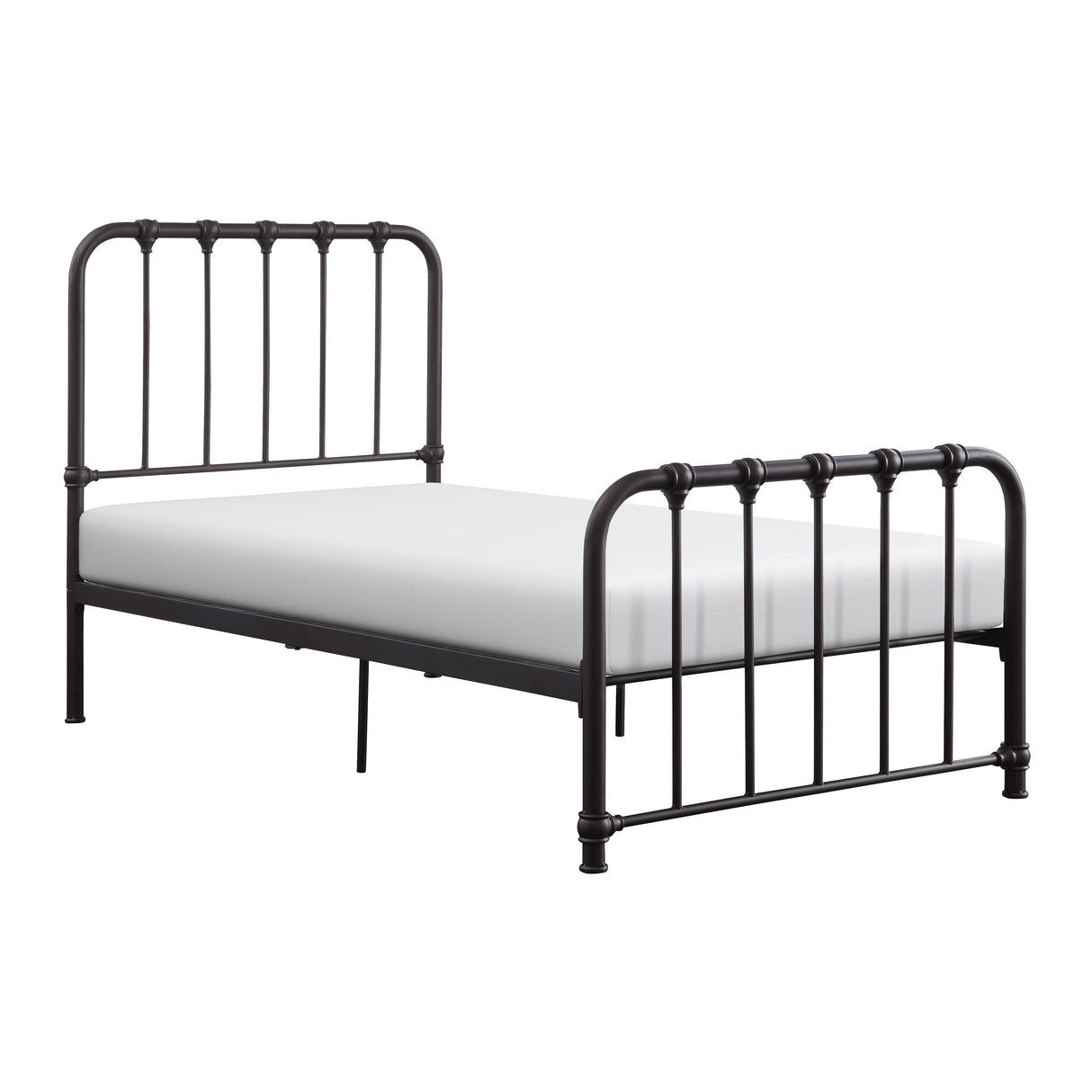 Bethany Dark Bronze Twin Metal Platform Bed