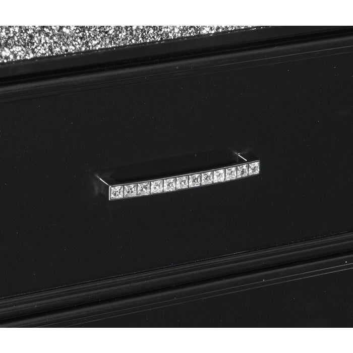 Salon Black Nightstand