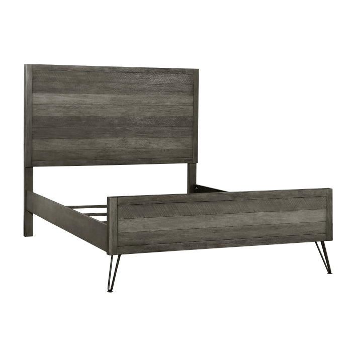 Urbanite 3-Tone Gray Queen Bed