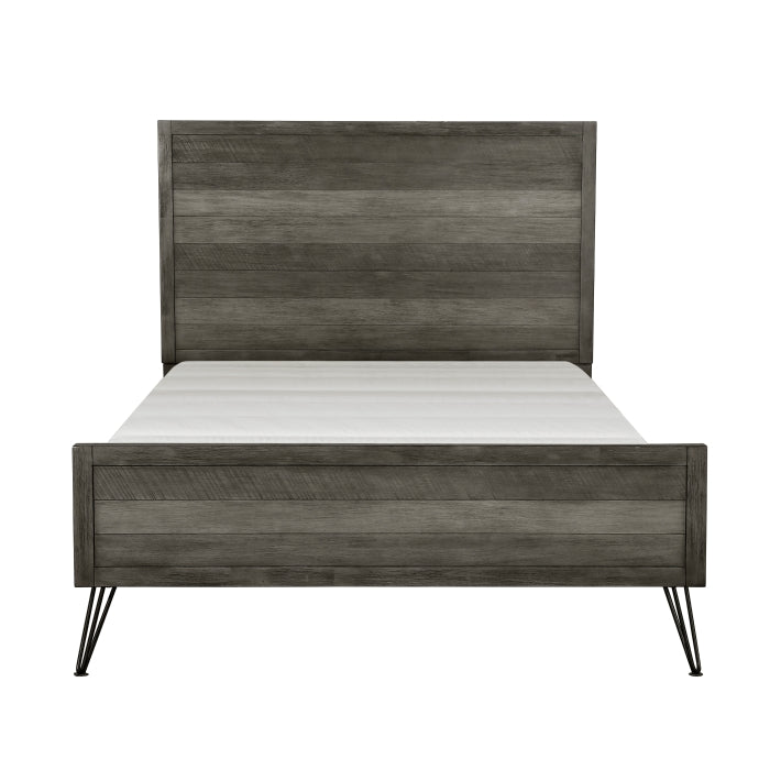 Urbanite 3-Tone Gray Queen Bed