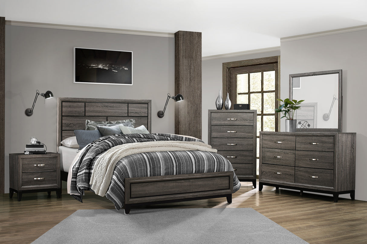 Davi Gray California King Bed