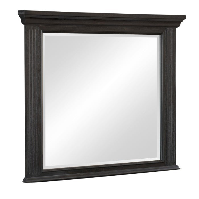 Bolingbrook Wire-Brushed Charcoal Mirror (Mirror Only)