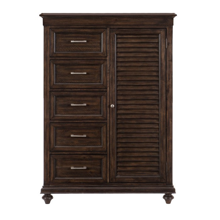 Cardano Driftwood Charcoal Wardrobe Chest