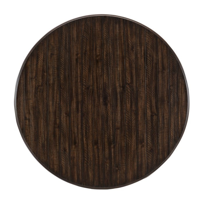 Cardano Driftwood Charcoal Round Dining Table