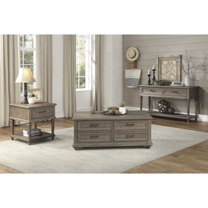 Cardano Driftwood Light Brown Wood Sofa Table