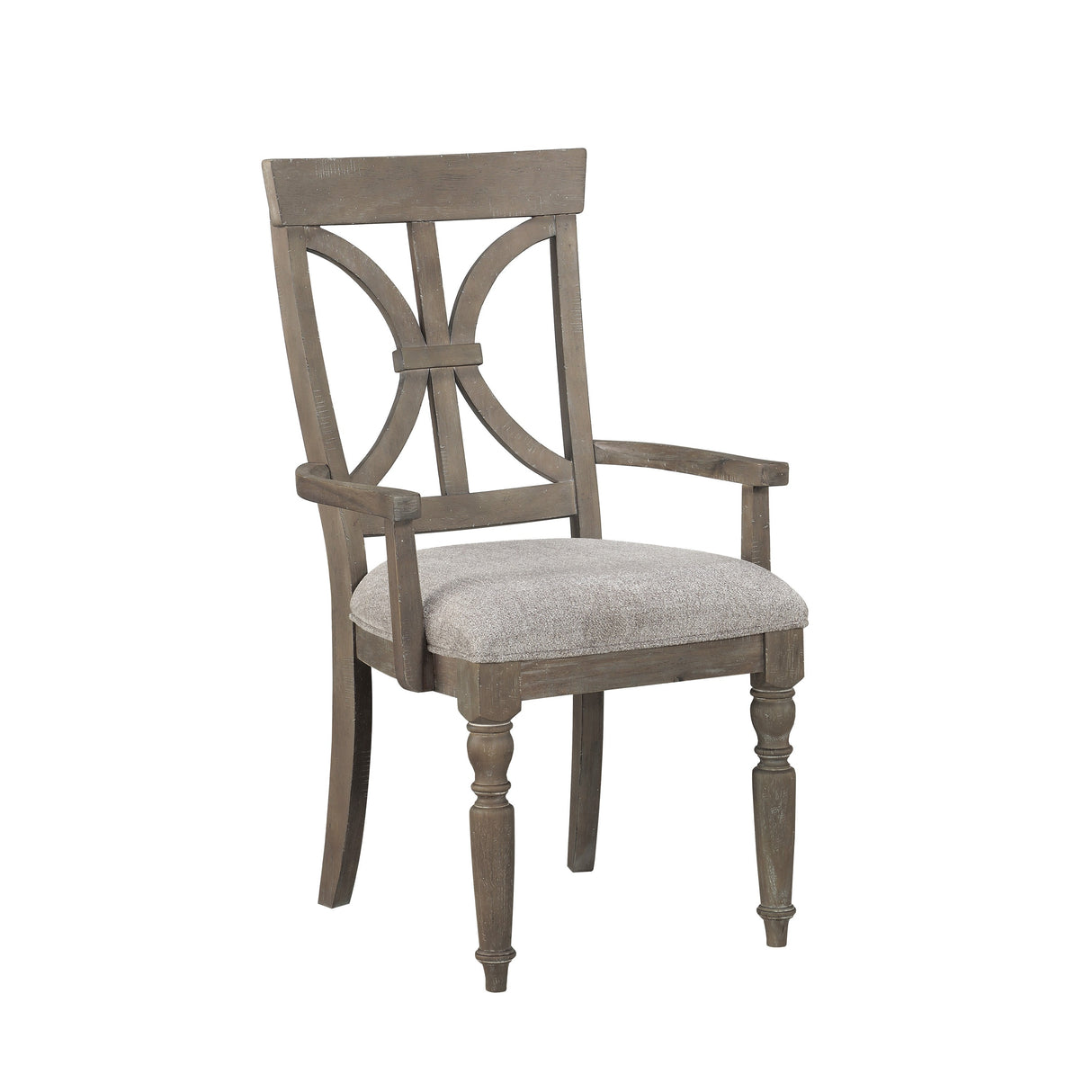 Cardano Driftwood Brown Dining Arm Chair