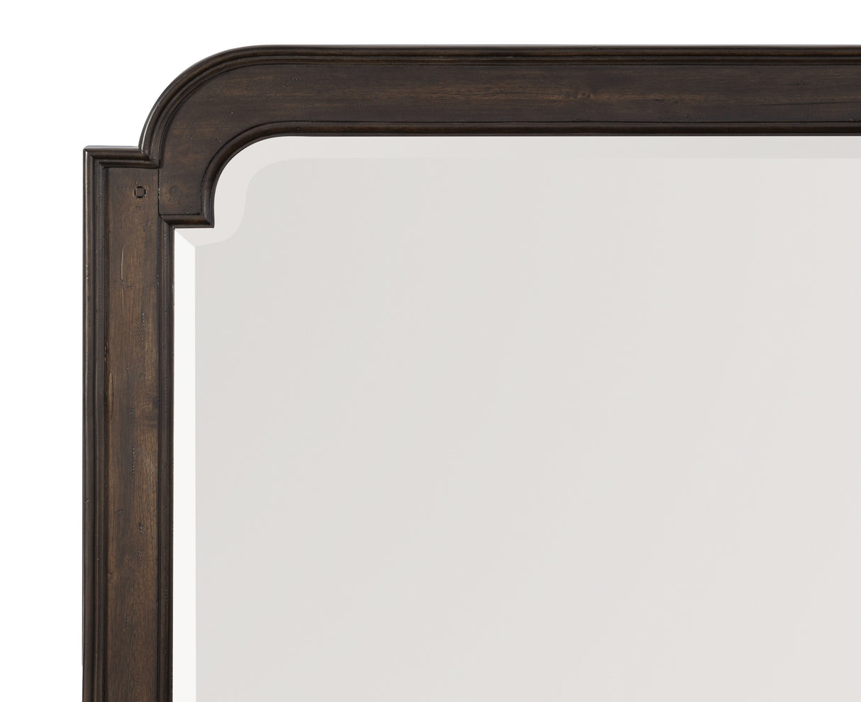 Cardano Driftwood Charcoal Mirror