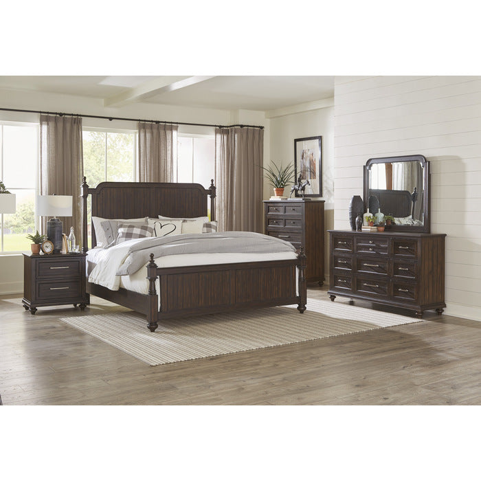 Cardano Driftwood Charcoal Dresser
