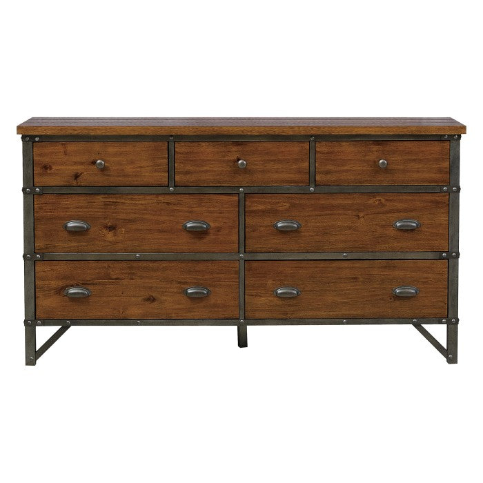 Holverson Rustic Brown Dresser