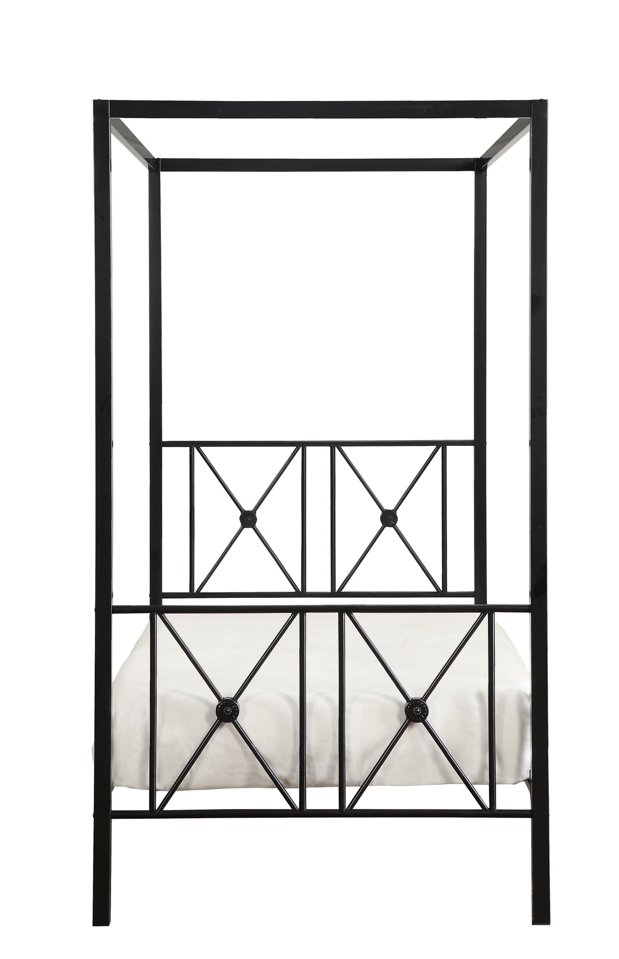 Rapa Black Twin Platform Bed