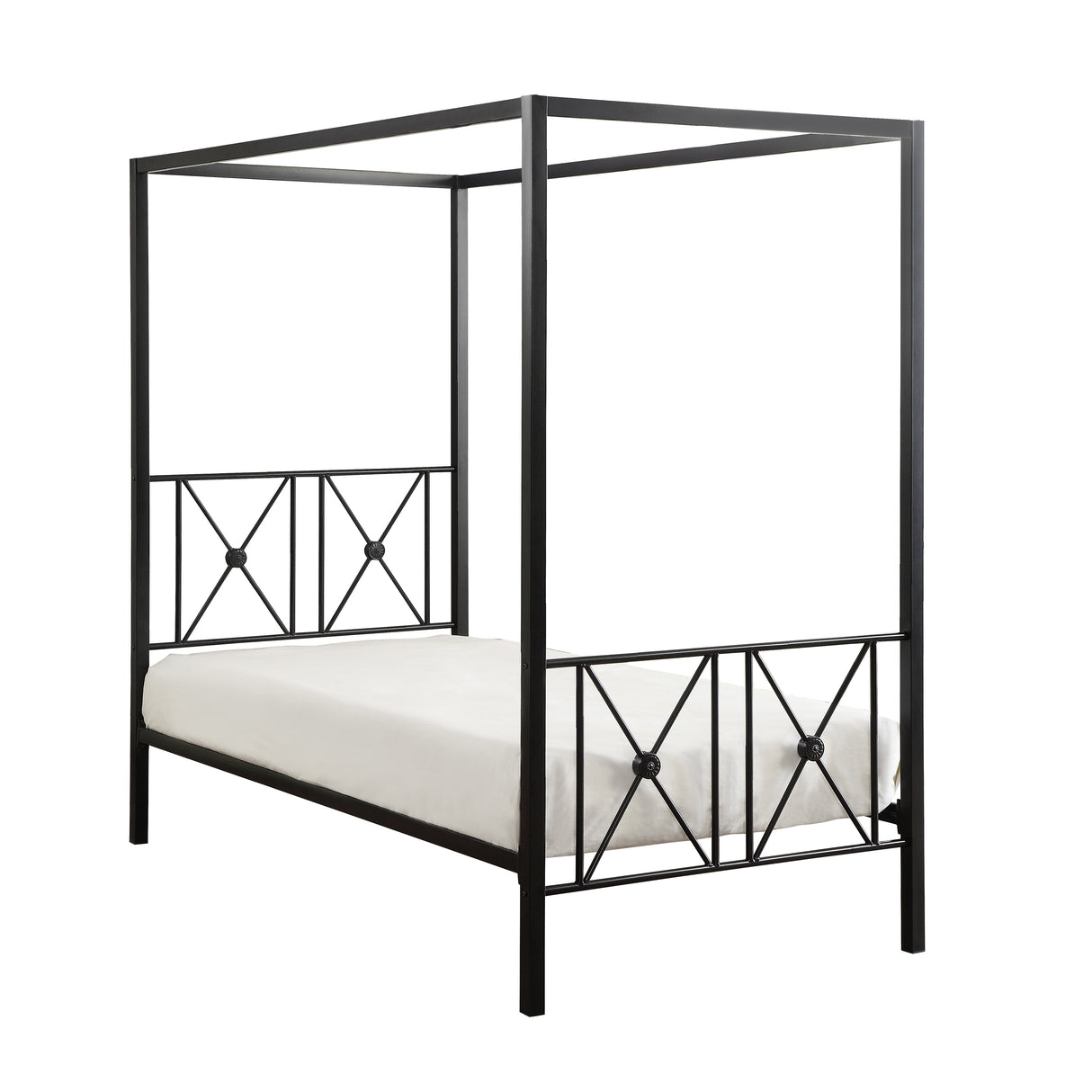 Rapa Black Twin Platform Bed