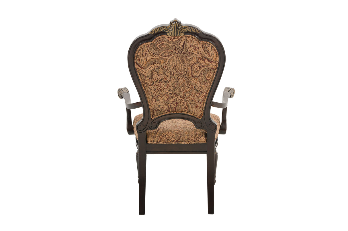 Russian Hill Warm Cherry Arm Chair