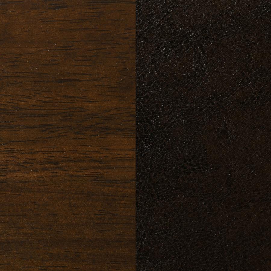 Murphy Wood Counter Height Swivel Bar Chair Dark Brown