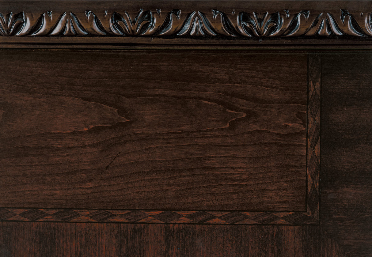 Catalonia Dark Cherry With Gold Tipping Dining Table