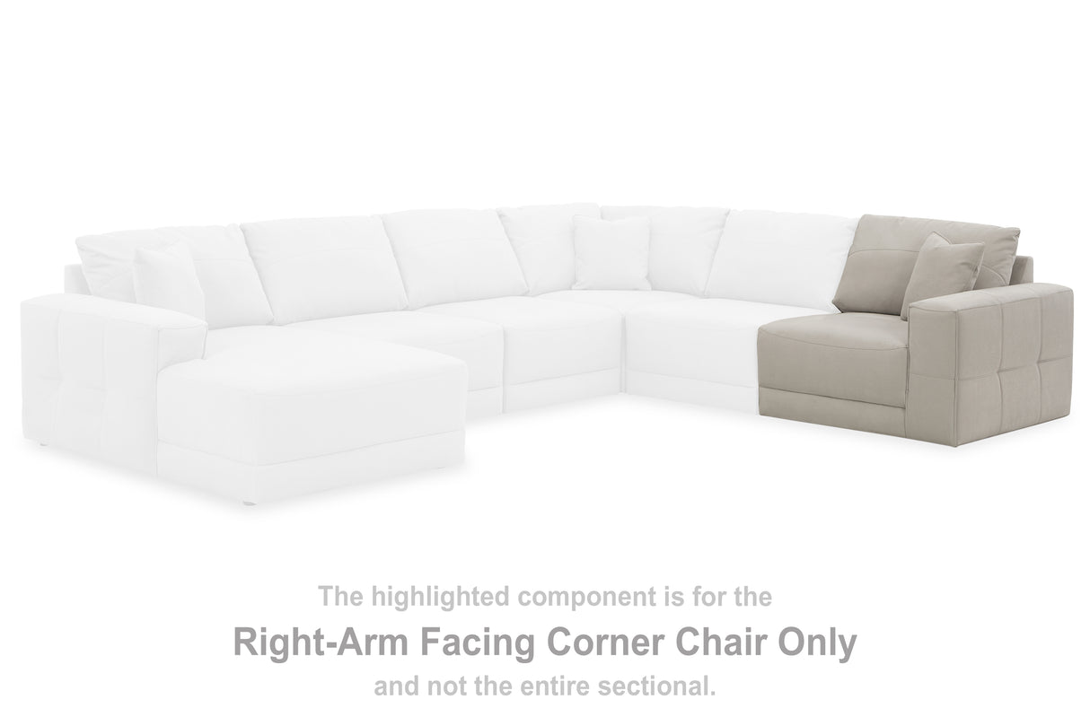 Next-Gen Gray Gaucho Right-Arm Facing Corner Chair